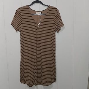 Ava Sky striped dress